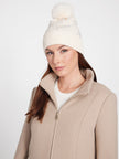 Guess Rhinestone Logo Beanie - Off-White image 1