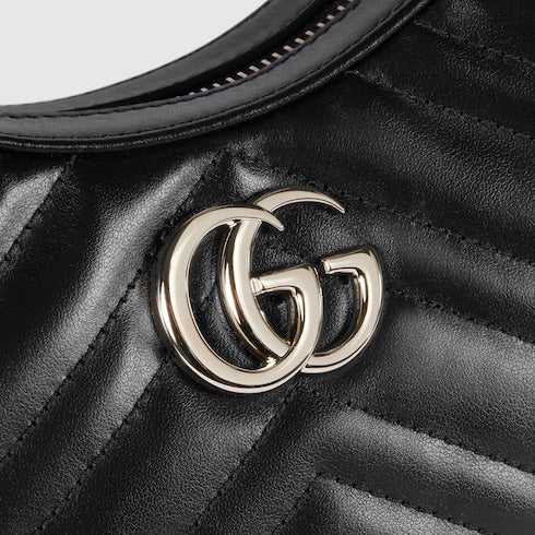 GUCCI Small GG Marmont Shoulder Bag - Black image 3
