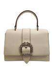 JIMMY CHOO Cheri Tophandle/S OSGL Bag - White image