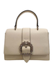 JIMMY CHOO Cheri Tophandle/S OSGL Bag - White image