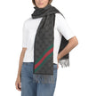 GUCCI Grey/green Scarf (Arriving In Delhi) image 1