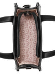 Guess Forber Perforated Logo Mini Tote - Black image 3