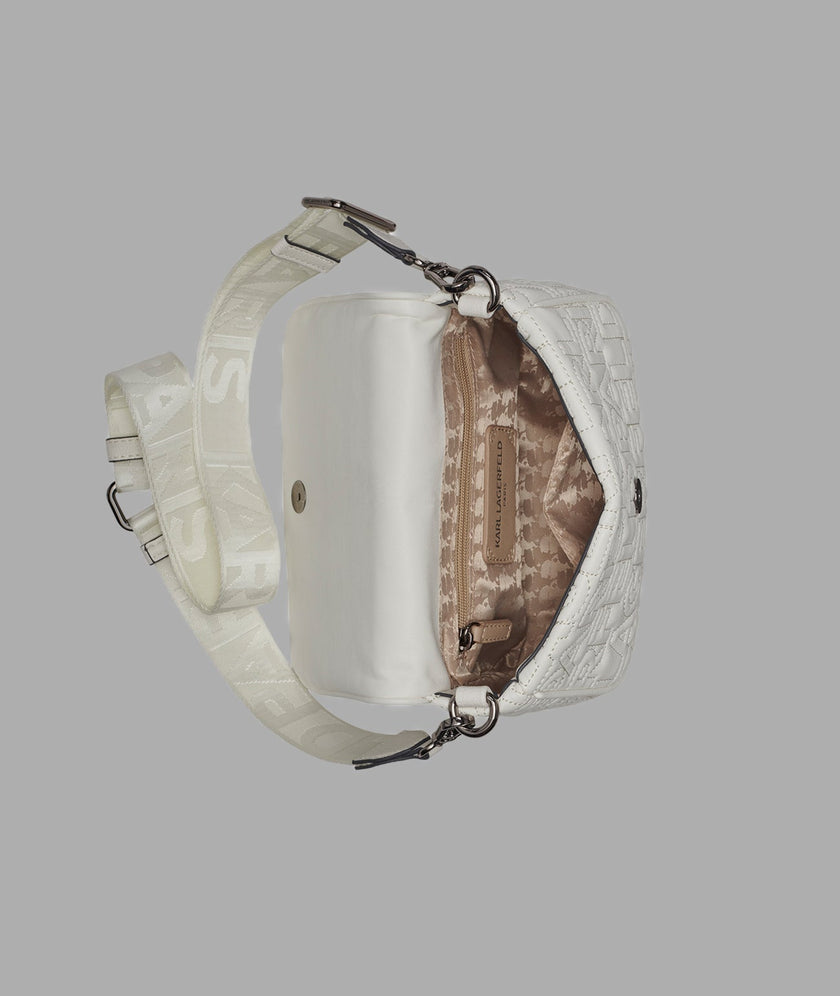 KARL LAGERFELD Voyage Logo Crossbody - White image 2