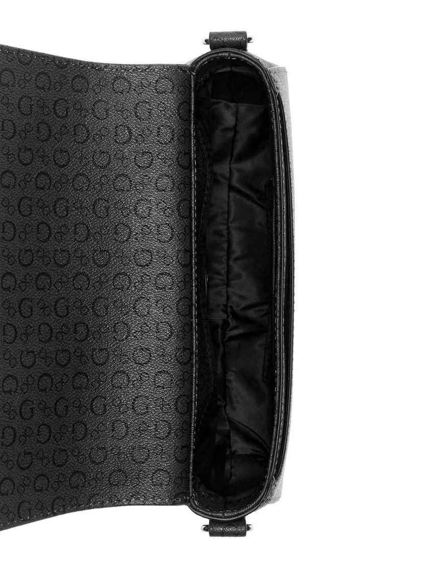 Guess Lumina Logo Shoulder Bag - Black image 3