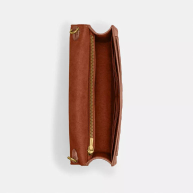 COACH Tabby Chain Clutch In Signature Leather image 1