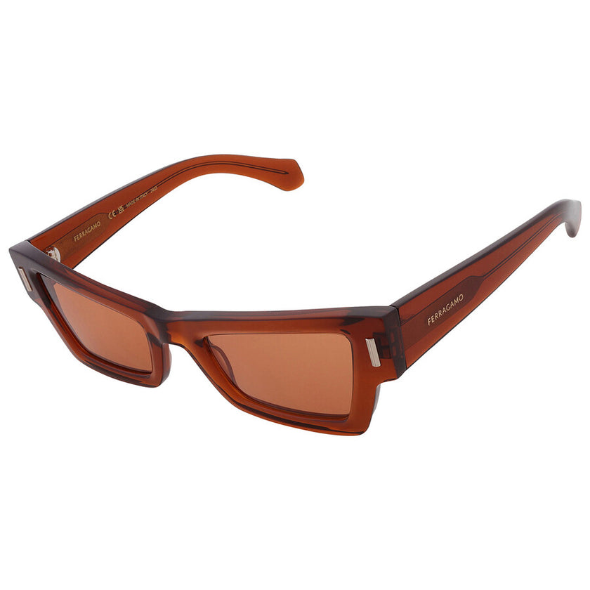 SALVATORE FERRAGAMO Brown Cat Eye Ladies Sunglasses (Arriving In Delhi) image 2