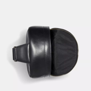 COACH West Pack In Signature Canvas - Gunmetal/Charcoal Black image 1