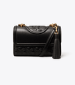 TORY BURCH Small Fleming  Convertible Shoulder Bag - Black (Arriving In Delhi) image 0