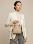 [AT DELHI] TORY BURCH T Monogram Perforated Mini N/S Tote Bag image 1