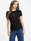 GUESS Ava Triangle Tee Black image 3