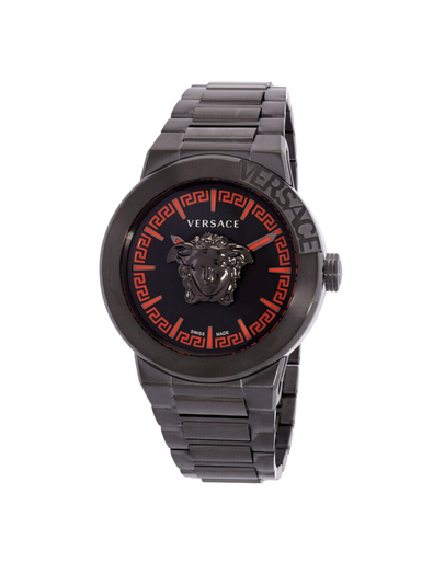 VERSACE Medusa Infinite Quartz Gunmetal Dial Men's Watch image 0