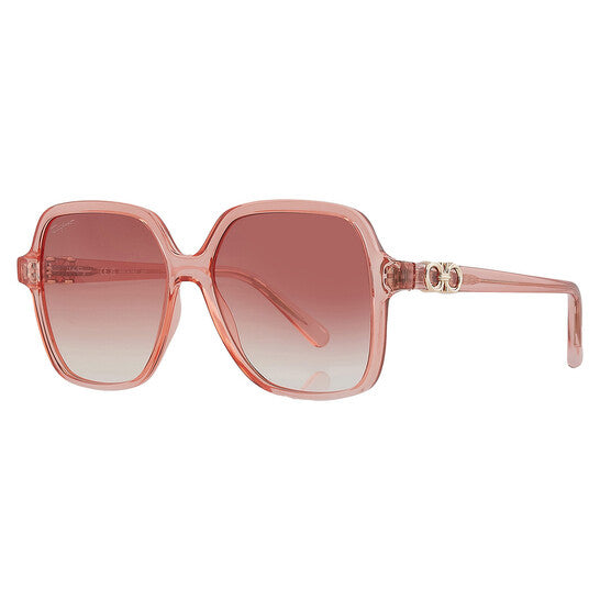 SALVATORE FERRAGAMO Salvatore Coral Square Ladies Sunglasses (Arriving In Delhi) image 2