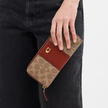 COACH Essential Slim Accordion Zip Wallet In Signature Canvas image 2