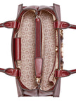 Guess Lacy Logo Satchel - Red image 3