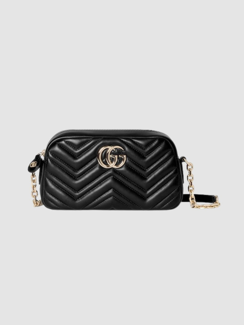GUCCI Gg Marmont Small Camera Bag - Black image 0