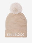Guess Logo Pom Pom Beanie - Neutral image 0