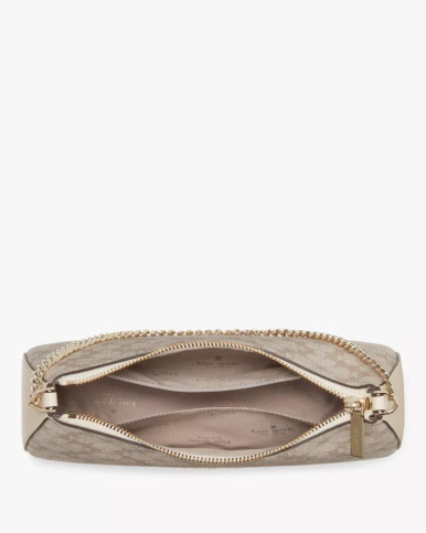 KATE SPADE Signature Spade Flower Medium Convertible Crossbody - Dark Beige Multi image 2