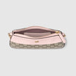 GUCCI Mini Two-Tone GG Marmont Wallet - Pink Beige and Dark Brown image 3