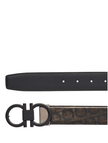 SALVATORE FERRAGAMO Reversible And Adjustable Gancini Leather Belt image 1