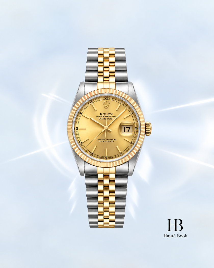 [Store Display] ROLEX Datejust Champagne Jubilee Stainless Steel 36MM