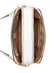 Guess Zakaria Debossed Logo Double-Zip Crossbody - White image 3