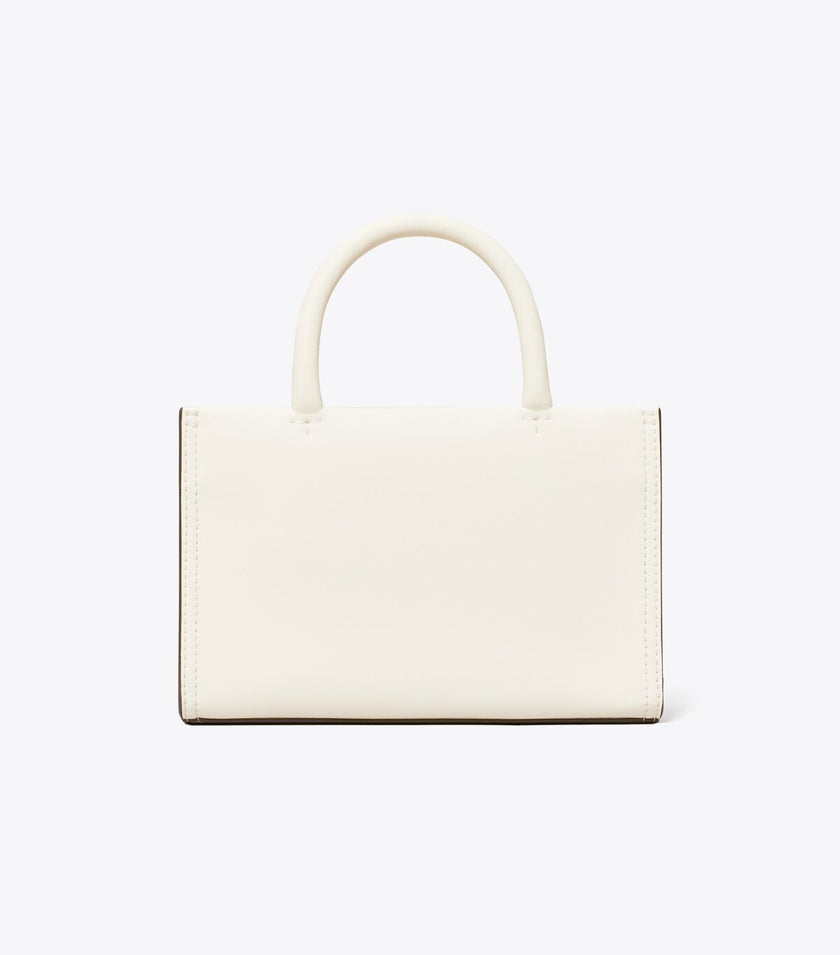TORY BURCH Ella Bio Mini Top Handle Bag - Warm White image 2