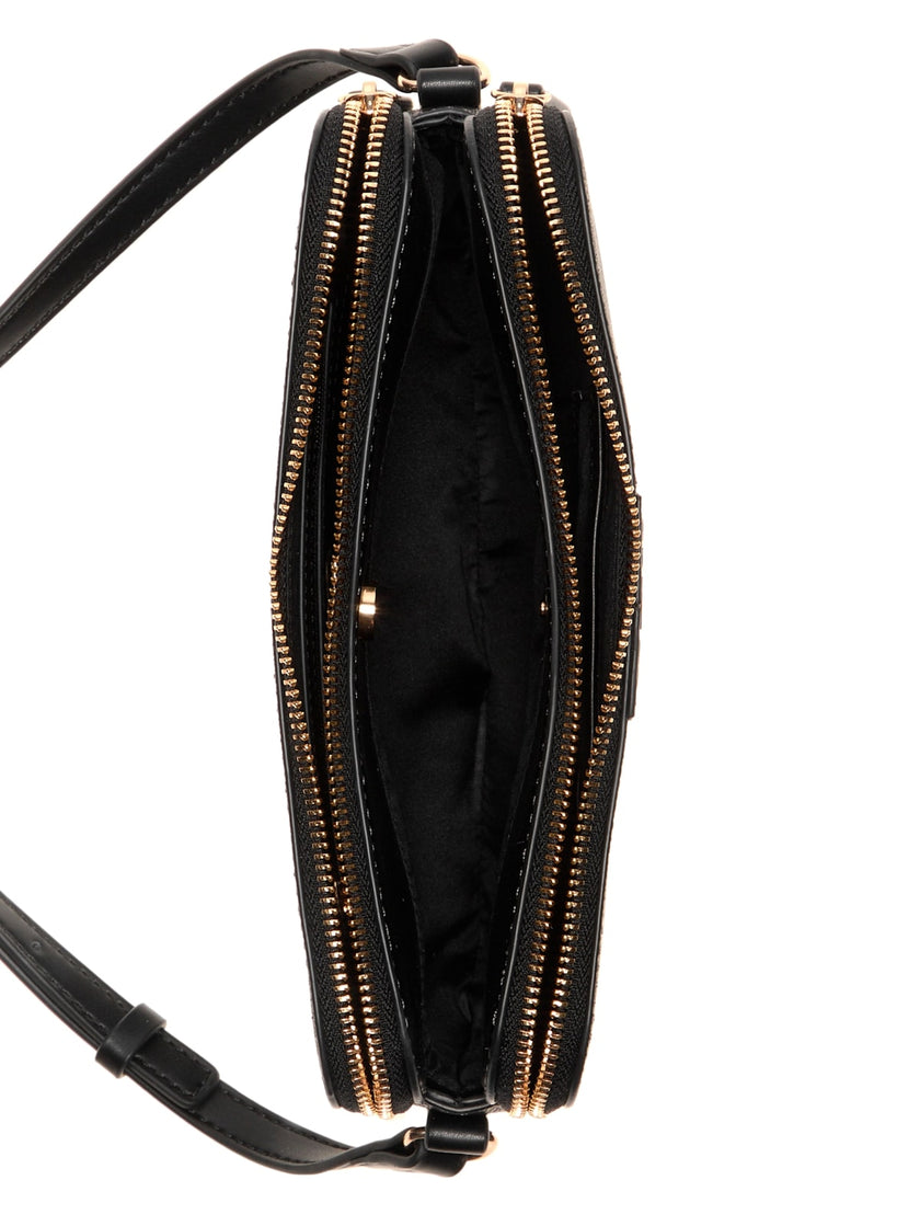 Guess Kyrie Logo Top-Zip Crossbody - Black image 2