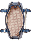 Guess Jeanine Faux-Pearl Charm Satchel - Blue image 3