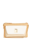 GUESS Phoebe Top Zip Crossbody - Tan image