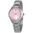 VERSACE Hellenyium Pink Dial Stainless Steel Ladies Watch image 1