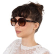 BURBERRY Helena Brown Gradient Square Ladies Sunglasses (Arriving In Delhi) image 0