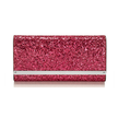 JIMMY CHOO Milla Glitter Clutch - Pink image 0