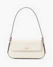 KATE SPADE Madison Saffiano Leather Small Flap Shoulder Bag (Arriving In Delhi) - Meringue image