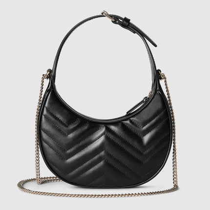 GUCCI Small GG Marmont Shoulder Bag - Black image 1