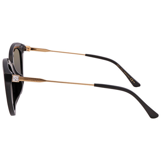 Jimmy Choo Grey Gold Mirror Cat Eye Ladies Sunglasses (Arriving In Delhi) image 1