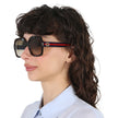GUCCI Brown Square Ladies Sunglasses GG0036SN 004 54 image 1
