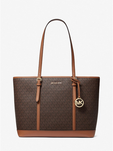 MICHAEL KORS  Jet Set Travel Large Logo Tote Bag - Brown (Arriving In Delhi) image 2