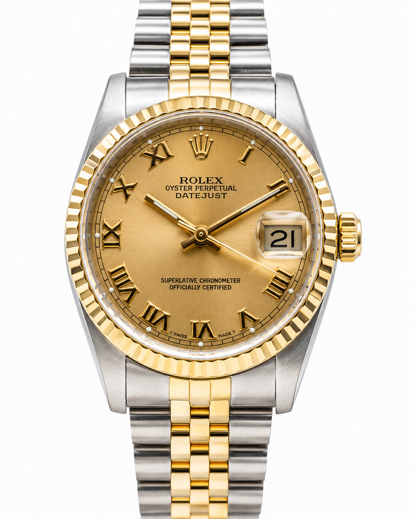 [Store Display] ROLEX Datejust Two-Tone Chanmpagne 31mm