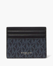 MICHAEL KORS Cooper Tall Card Case- - Blue image