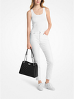 MICHAEL KORS  Whitney Medium Quilted Tote Bag - Silver Black (Arriving In Delhi) image 1