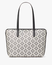 KATE SPADE Signature Spade Flower Large Tote - Black Multi image 2