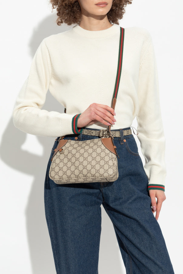 GUCCI GG Emblem Small Shoulder Bag image 1
