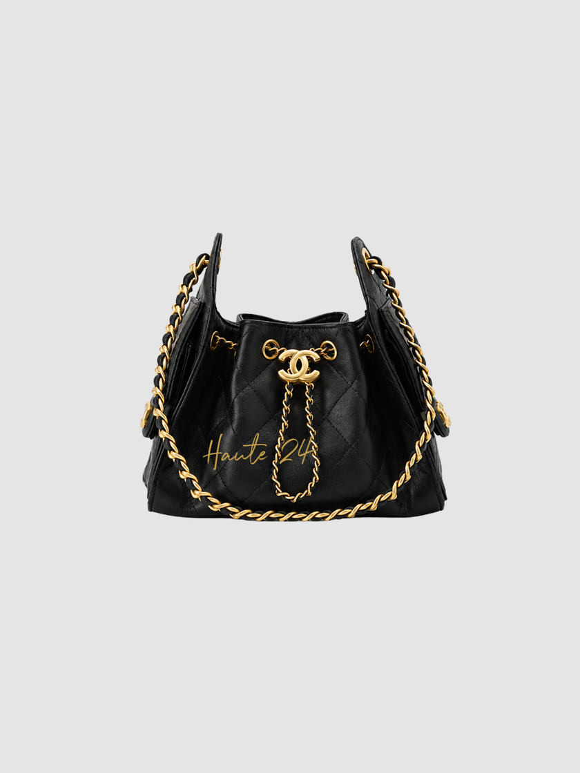 CHANEL 25 Mini Handbag Black image 0