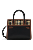 BURBERRY Black Mini Vintage Check Title Bag image 2