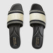 GUCCI Women's Mule - Black and White image 1