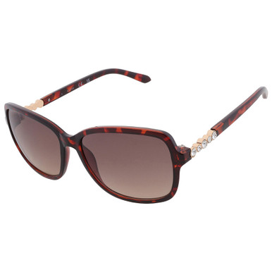 GUESS Brown Gradient Butterfly Ladies Sunglasses GF0393 52F 58 image 0