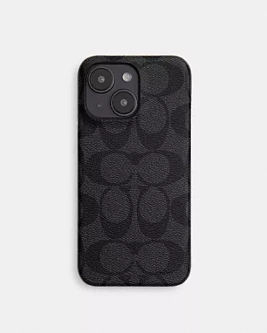 COACH Iphone 15 Pro Case In Signature Canvas image 0