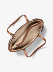 MICHAEL KORS Voyager Large Color-Block Signature Logo Tote Bag image 3