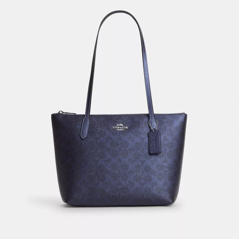 [AT DELHI] COACH Fiona Zip Tote Bag In Signature Canvas image 0