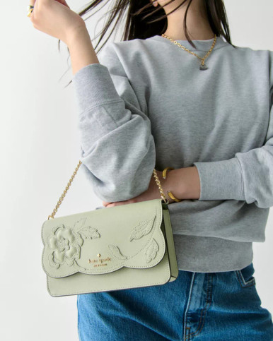 KATE SPADE  Madison Floral Applique Willow Mini Crossbody image 4